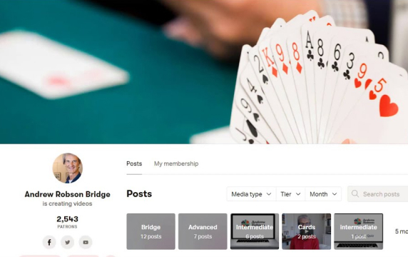 Our original Patreon page